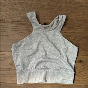 Gymshark grey crop top tank